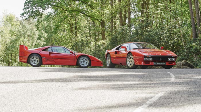 Ferrari F40 vs 288 GTO