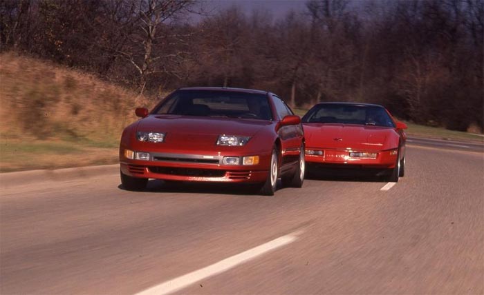 1991 Corvette Tested Against Nissan 300ZX