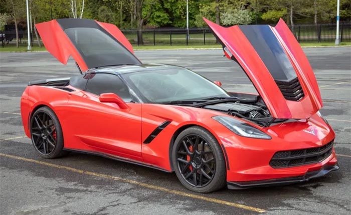 Corvette Values: State of New York Auctions Stolen Red C7 Corvette